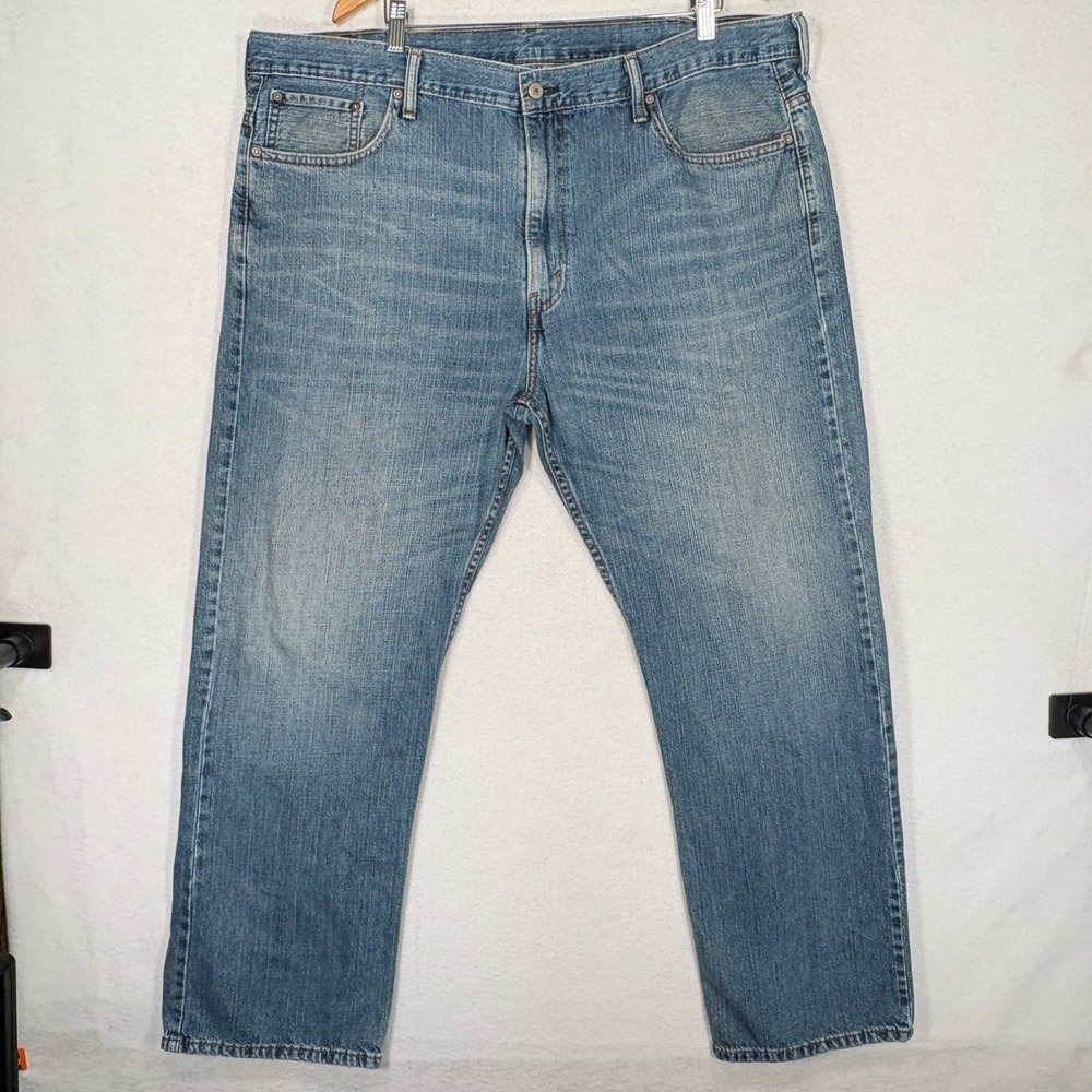 Levis 569 Loose Straight Leg Jeans Mens 42x32 Blue Denim Baggy Y2K Vintage